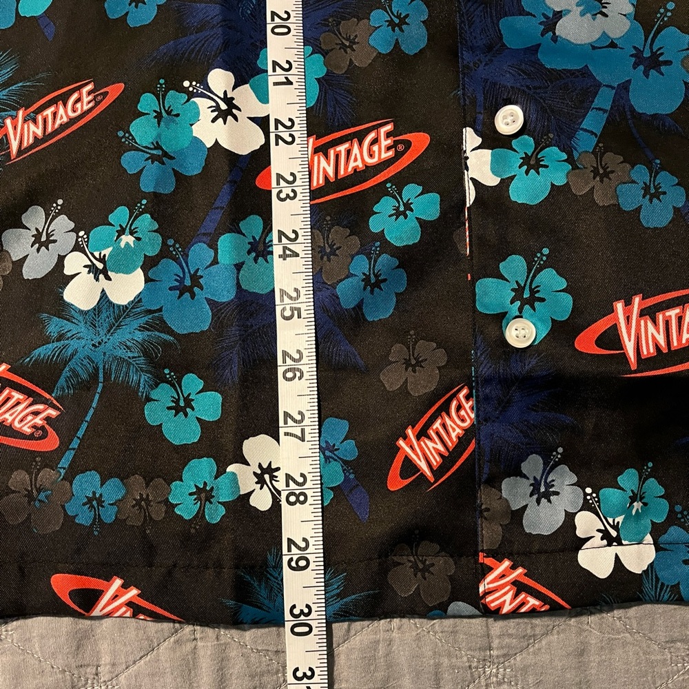 Authentic Vintage Brand Colorful Hawaiian Short Sleeve Button Down Shirt Size L - Picture 7 of 10